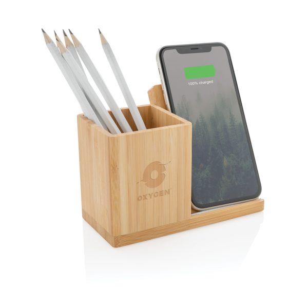 Calgary FSC® bamboo 10W wireless charger P308.479