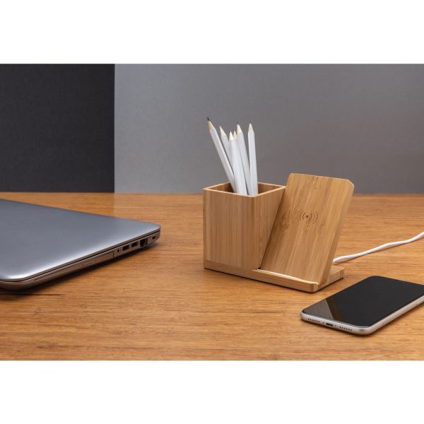 Calgary FSC® bamboo 10W wireless charger P308.479