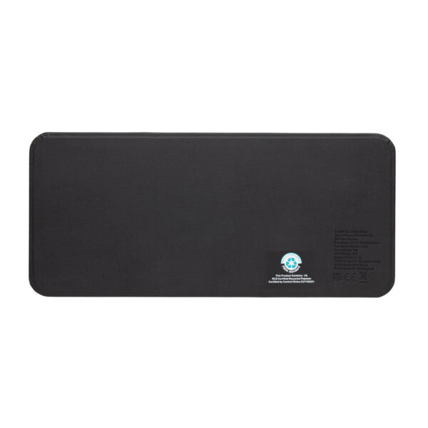 Swiss Peak 3 in 1 RCS recycled PU wireless charger desk tray P309.0401