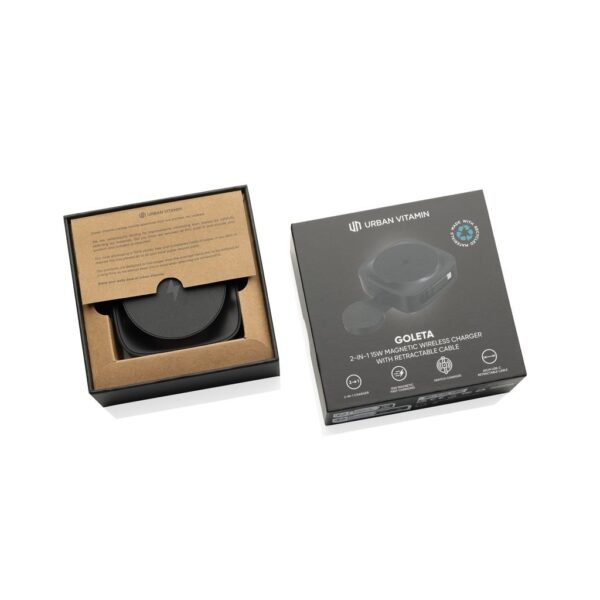 Urban Vitamin Goleta 2-in-1 15W magnetic wireless charger P309.5301