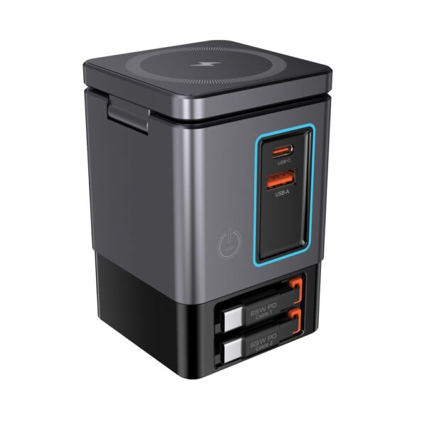 Urban Vitamin Sacramento 105W GAN charger+retractable cables P309.5402