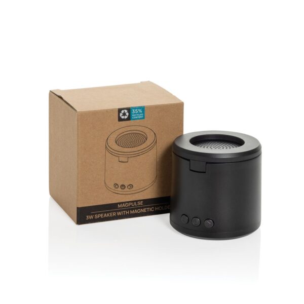 Magpulse RCS recycled plastic 3W speaker w/magnetic holder P311.1301