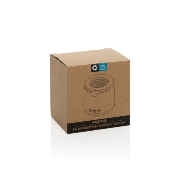 Magpulse RCS recycled plastic 3W speaker w/magnetic holder P311.1301