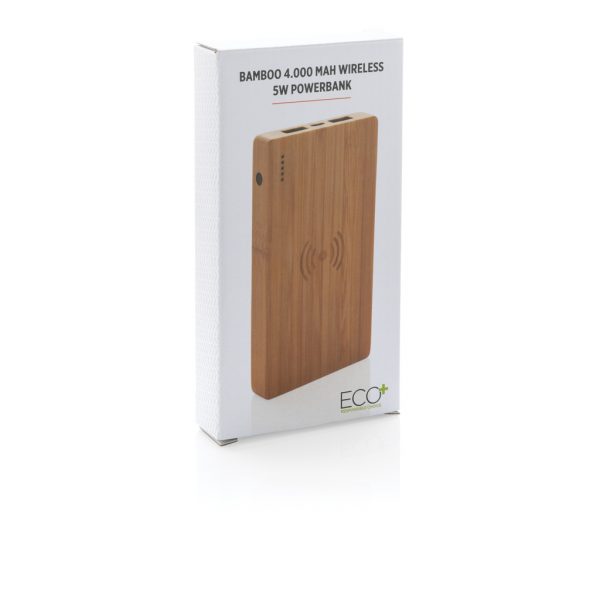 Bamboo 4.000 mAh wireless 5W Powerbank P322.029