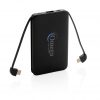 5.000 mAh Pocket Powerbank with integrated cables P322.081