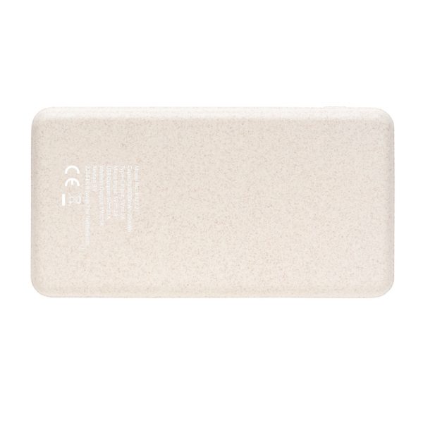 Cork and Wheat Straw 8.000 mAh 5W wireless powerbank P322.219