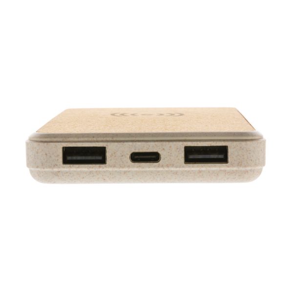 Cork and Wheat Straw 8.000 mAh 5W wireless powerbank P322.219