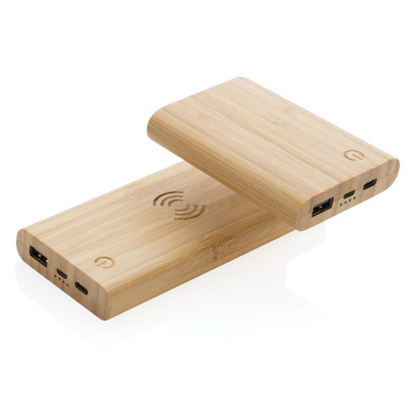 FSC® certified bamboo 5.000 mAh powerbank P322.259