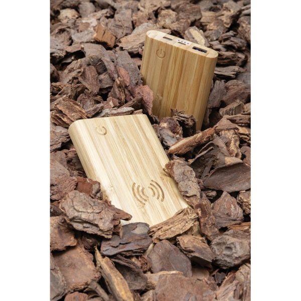 FSC® certified bamboo 5.000 mAh powerbank P322.259