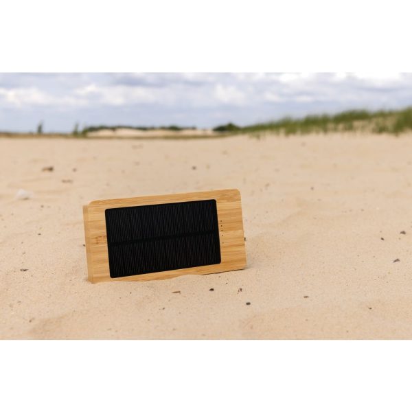 Sunwick 10.000 mAh Bamboo solar powerbank P322.399