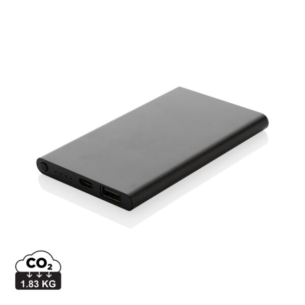 RCS recycled plastic/aluminum 4000 mah powerbank with type C P322.421