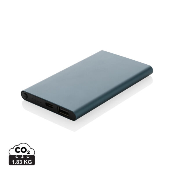 RCS recycled plastic/aluminum 4000 mah powerbank with type C P322.425