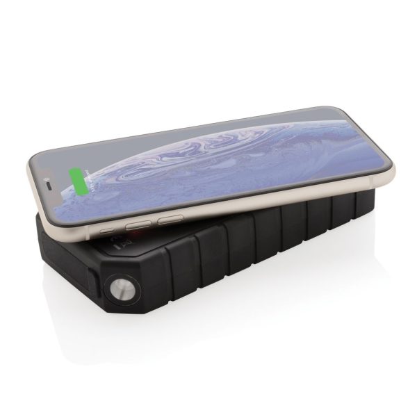 RCS recycled plastic Solar powerbank with 10W Wireless P322.451