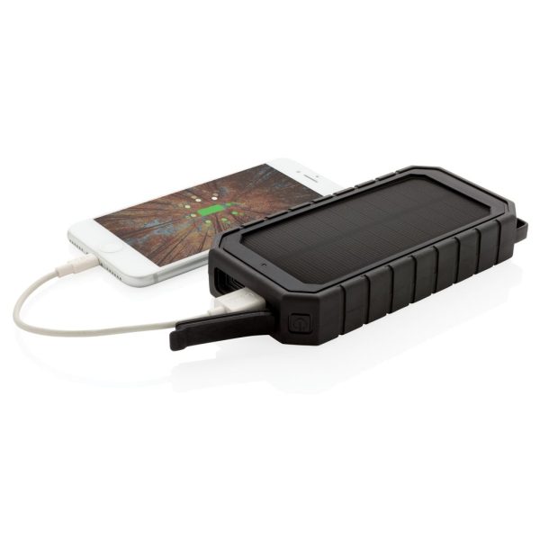 RCS recycled plastic Solar powerbank with 10W Wireless P322.451