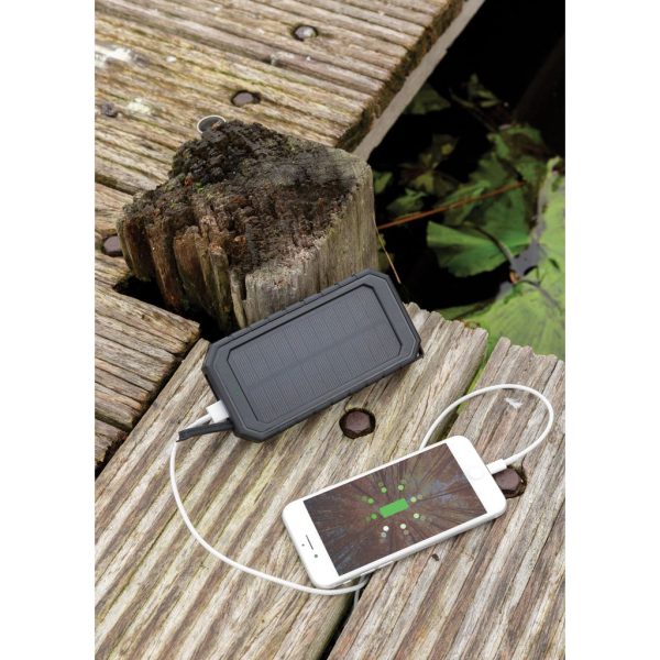 RCS recycled plastic Solar powerbank with 10W Wireless P322.451