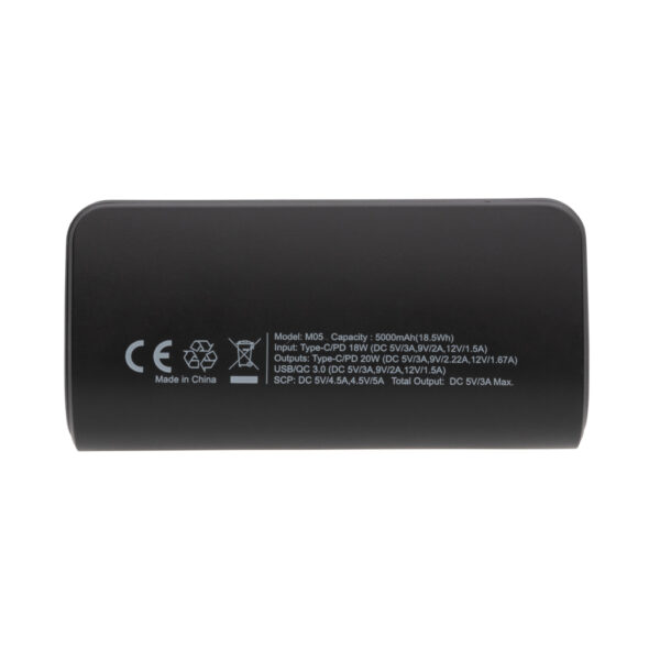 FlashCharge RCS rplastic 5000 mah fast charge powerbank P322.461