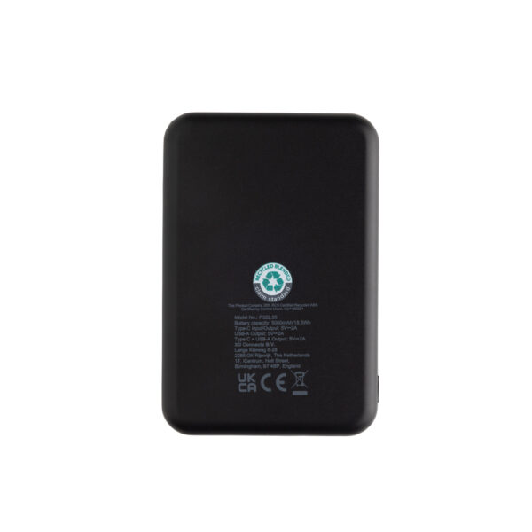 Boostcore RCS recycled plastic powerbank 5.000mAh with USB C P322.5501