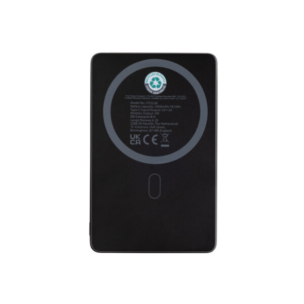 Orion RCS recycled aluminum 5000 mah 5W magnetic powerbank P322.6001