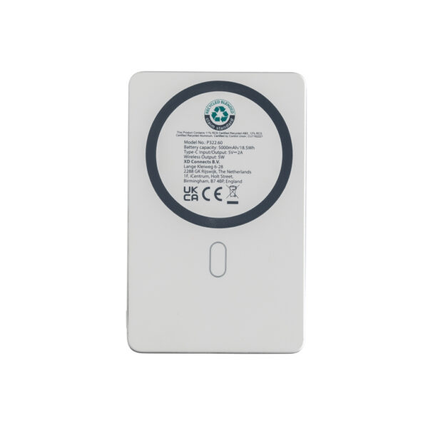 Orion RCS recycled aluminum 5000 mah 5W magnetic powerbank P322.6002