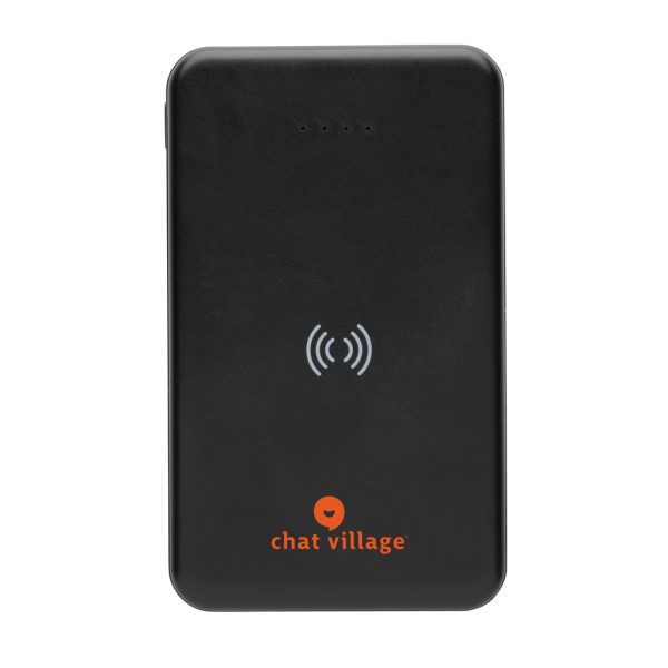 RCS recycled plastic 5.000 mAh 5W wireless powerbank P322.621