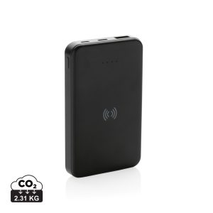 RCS recycled plastic 5.000 mAh 5W wireless powerbank P322.621