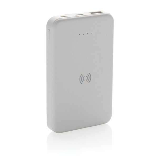 RCS recycled plastic 5.000 mAh 5W wireless powerbank P322.623