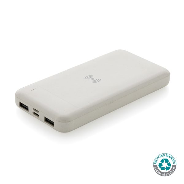 RCS standard recycled plastic wireless powerbank P322.673