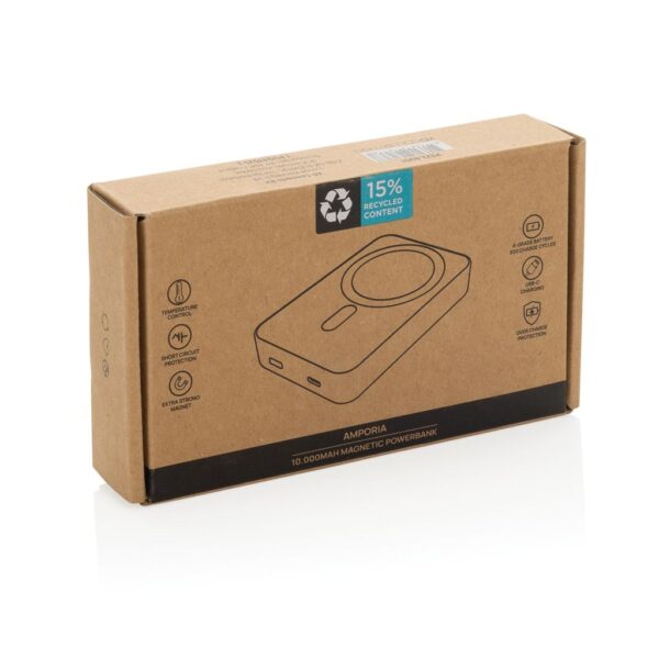 Amporia RCS recycled plastic 10.000mAh magnetic powerbank P322.8901