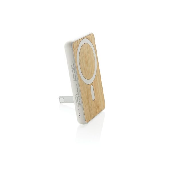 Zen RCS rplastic 5000 mah 5W magnetic bamboo powerbank P322.9003