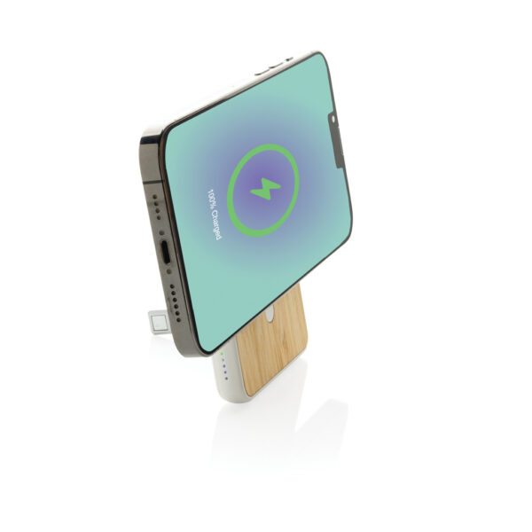 Zen RCS rplastic 5000 mah 5W magnetic bamboo powerbank P322.9003