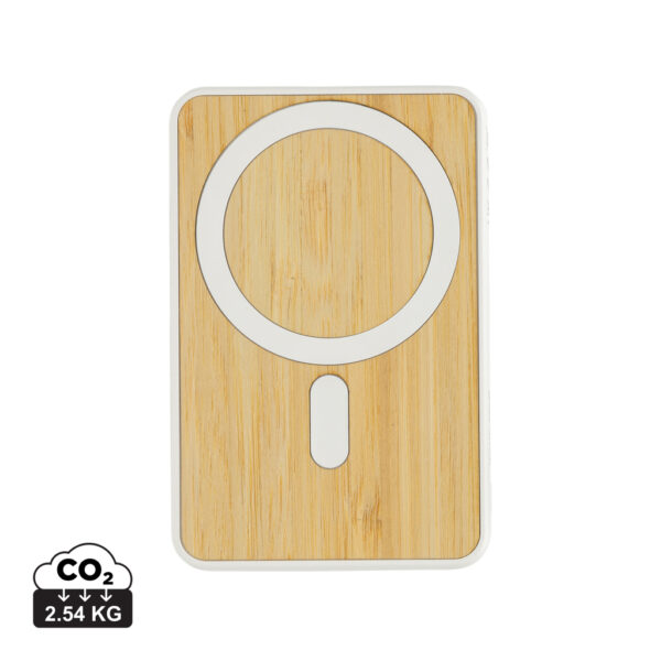 Zen RCS rplastic 5000 mah 5W magnetic bamboo powerbank P322.9003
