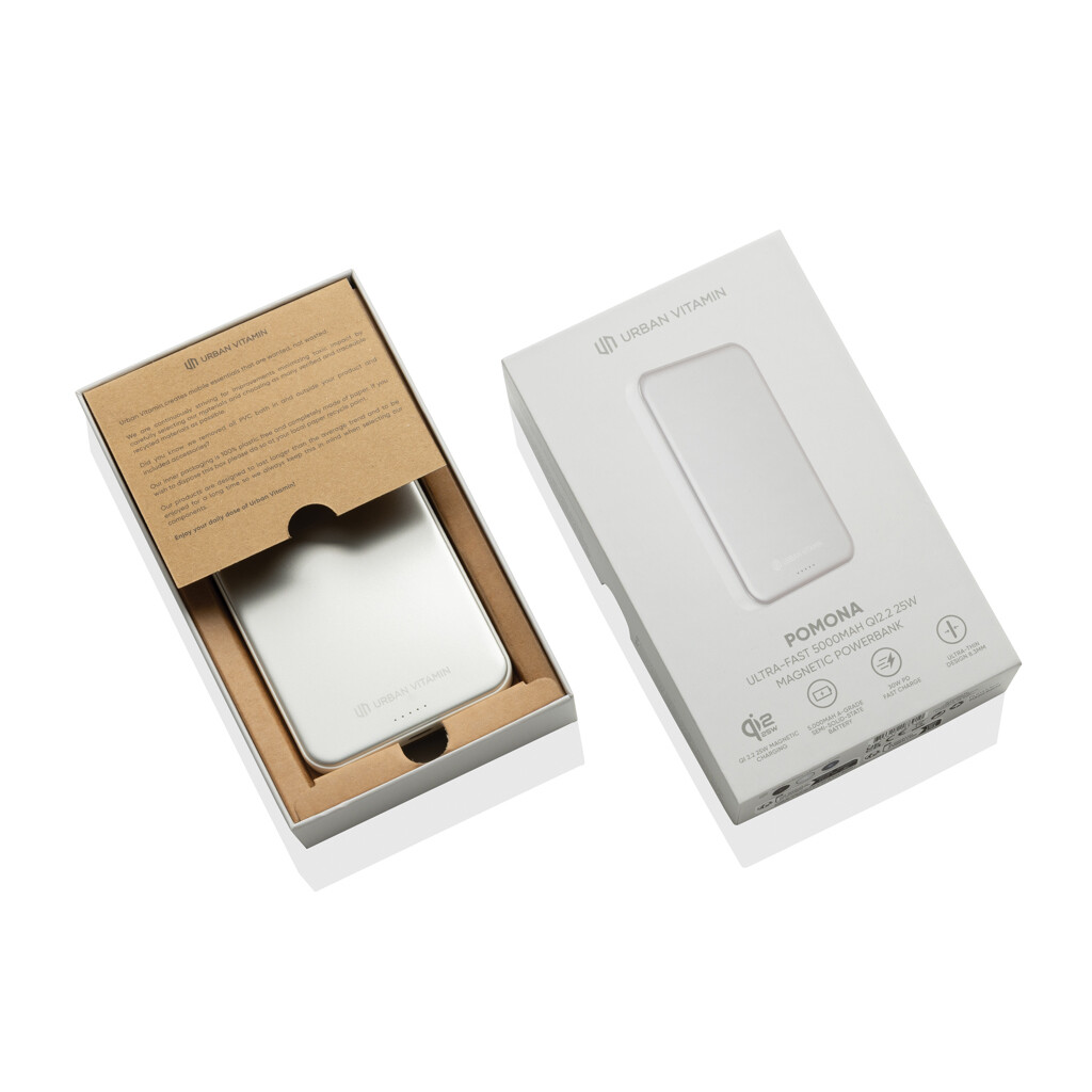 Baterija prijenosna Urban Vitamin Pomona 5000mAh Qi2.2 25W magnetska P322.9202