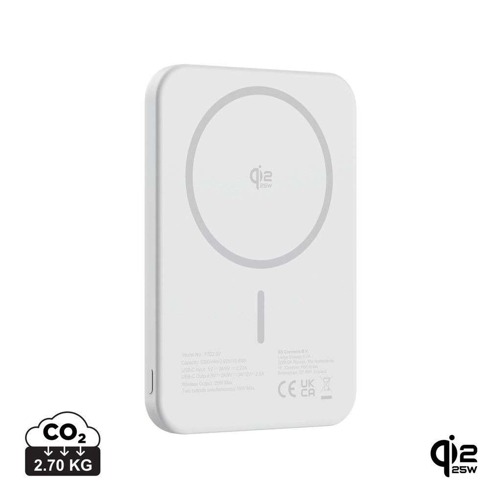 Baterija prijenosna Urban Vitamin Pomona 5000mAh Qi2.2 25W magnetska P322.9202