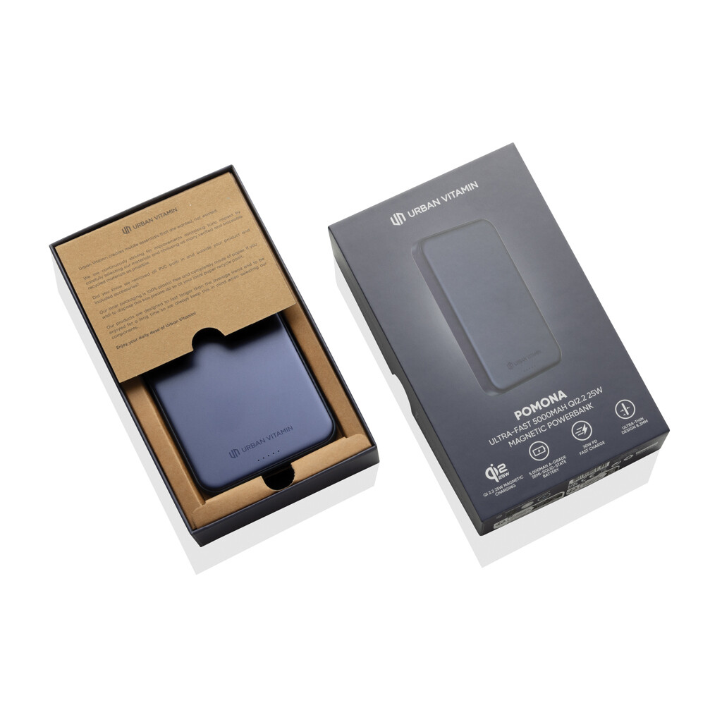Baterija prijenosna Urban Vitamin Pomona 5000mAh Qi2.2 25W magnetska P322.9205