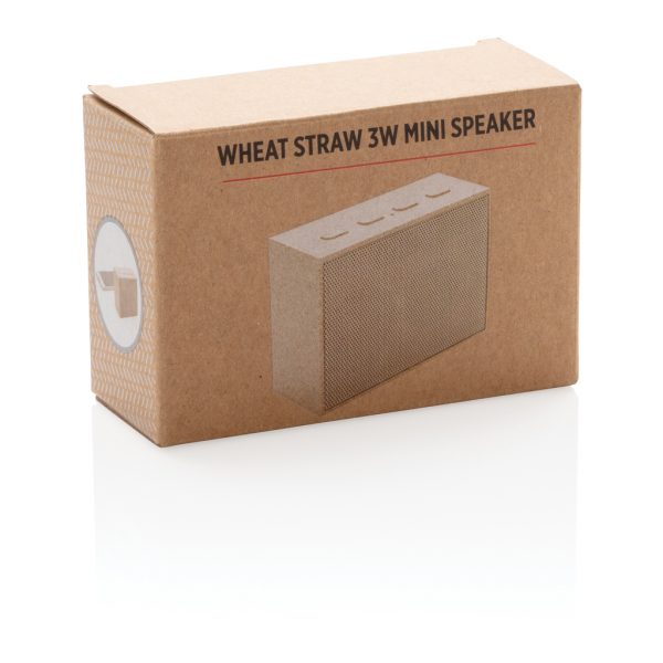 Wheat straw 3W mini speaker P328.709