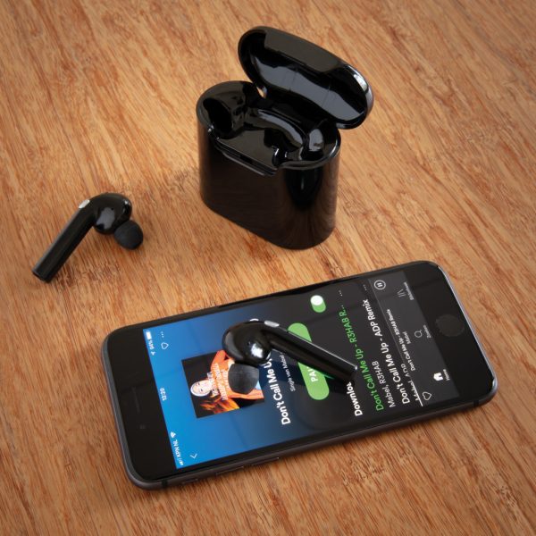 Liberty wireless earbuds in charging case P329.011