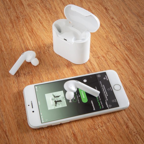 Liberty wireless earbuds in charging case P329.013