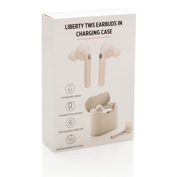 Liberty wireless earbuds in charging case P329.013