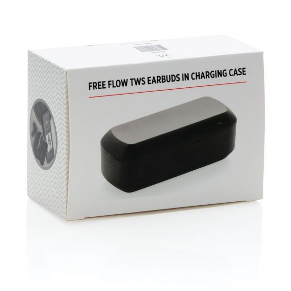 Free Flow TWS earbuds in charging case P329.041