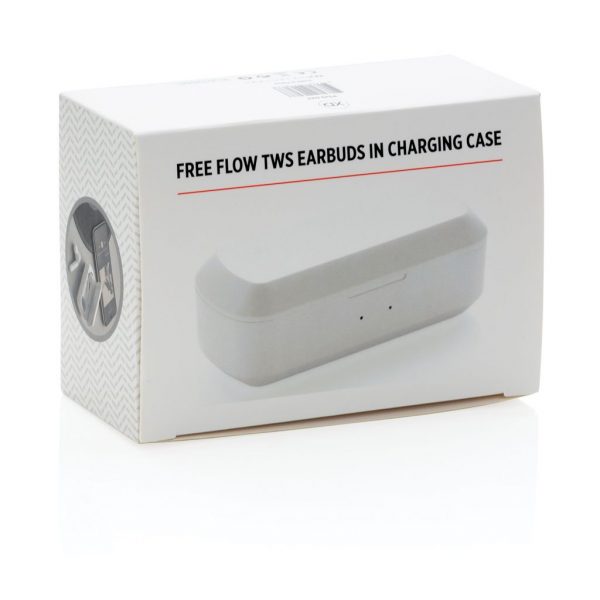 Free Flow TWS earbuds in charging case P329.043