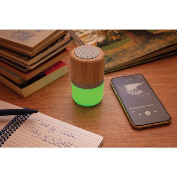 Bamboo colour changing 3W speaker light P329.343