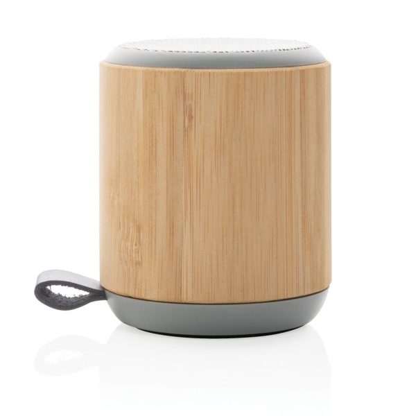 Bamboo and fabric 3W wireless speaker P329.379