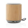 Bamboo and fabric 3W wireless speaker P329.379