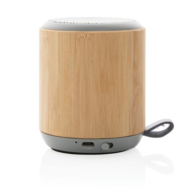 Bamboo and fabric 3W wireless speaker P329.379