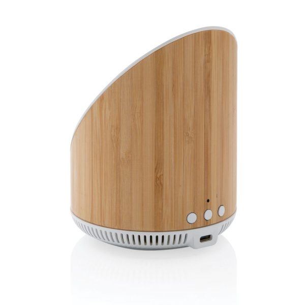 Ovate bamboo 5W speaker with 15W wireless charger P329.449