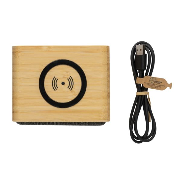 RCS Rplastic speaker with FSC® bamboo 5W wireless P329.969