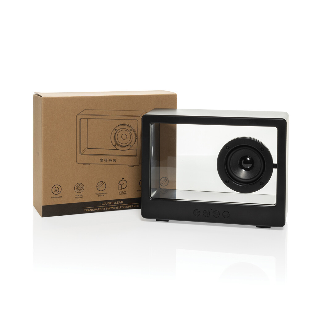 Zvučnik bežični 5W prozirni Soundclear P331.0401