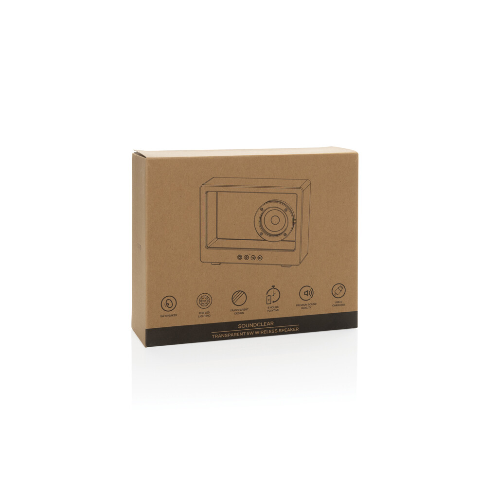 Zvučnik bežični 5W prozirni Soundclear P331.0401