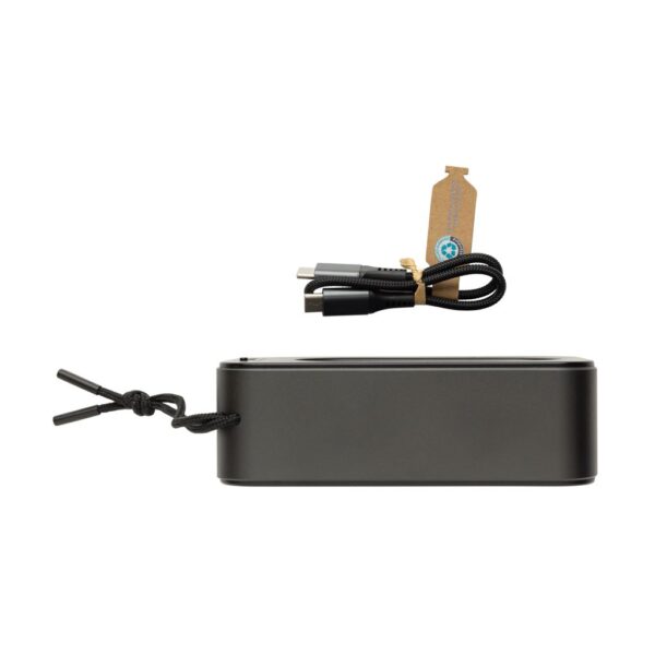 Swiss Peak RCS recycled aluminium 10W bass speaker P331.0902