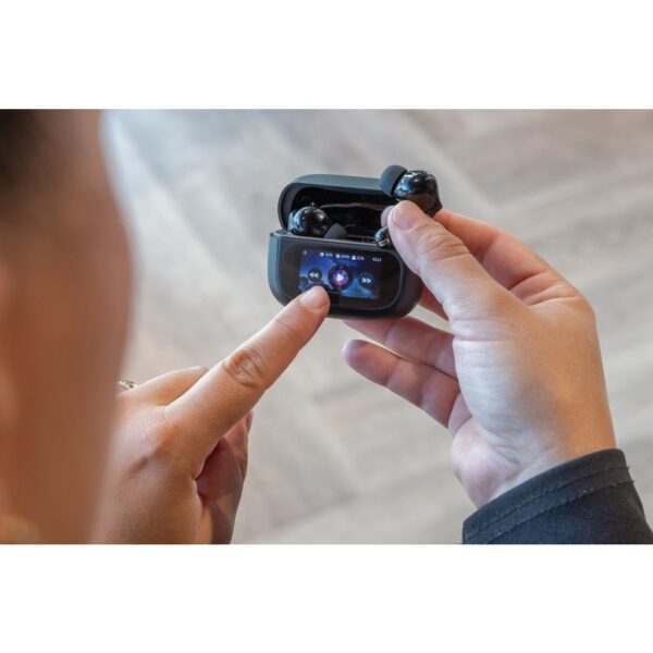 Airtune RCS recycled plastic ANC earbuds with touch screen P331.1201